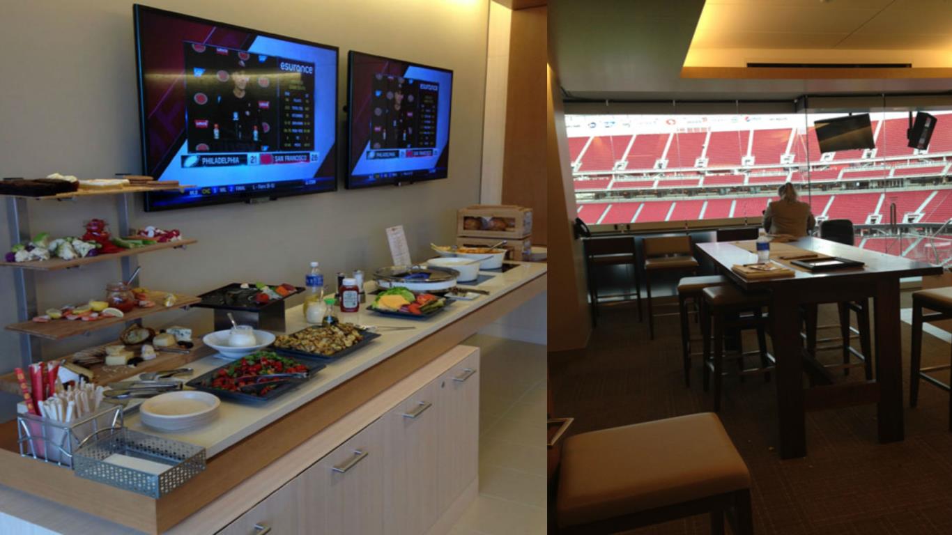 Private suites at events